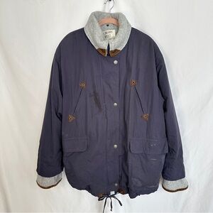 Vintage Mulberry Street Grandpa Jacket Mens Large Insulated Inner Light‎ Purple